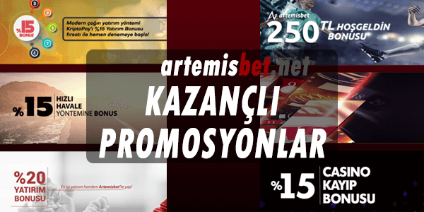 Artemisbet Kazançlı Promosyonlar