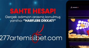 Artemisbet Sahte Hesap Uyarısı